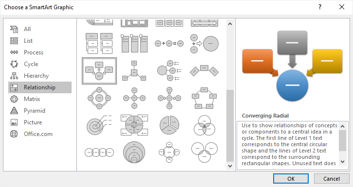 smartart graphic window