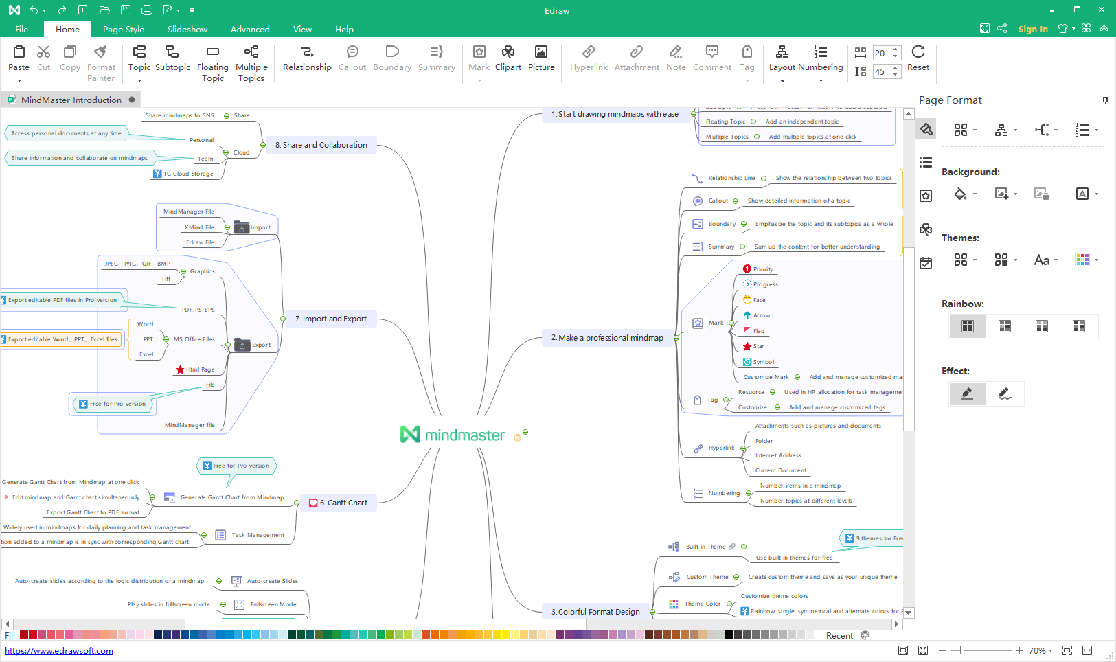 note taking app EdrawMind