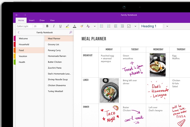 note taking app onenote