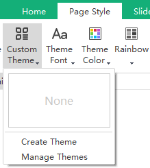 custom- theme button