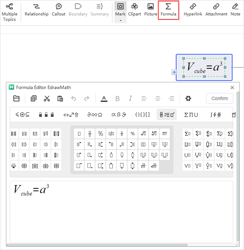 insert formula